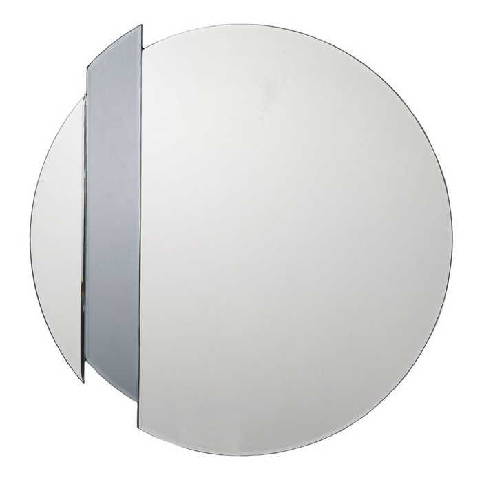 Yulia Silver and Smoked Glass Mirror