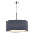 Zaragoza 3 Light Pendant 60cm Grey<br>Grey