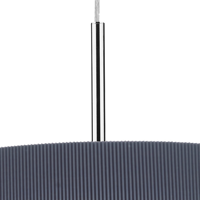 Zaragoza 3 Light Pendant 60cm Grey<br>Grey