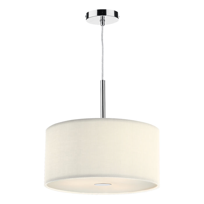 Zaragoza 3 Light Pendant Cream 40cm<br>Cream