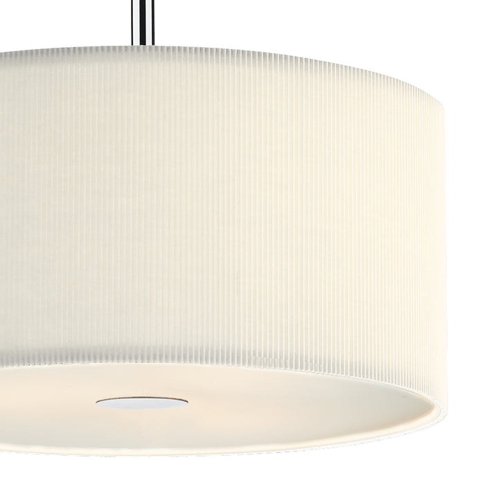 Zaragoza 3 Light Pendant Cream 40cm<br>Cream