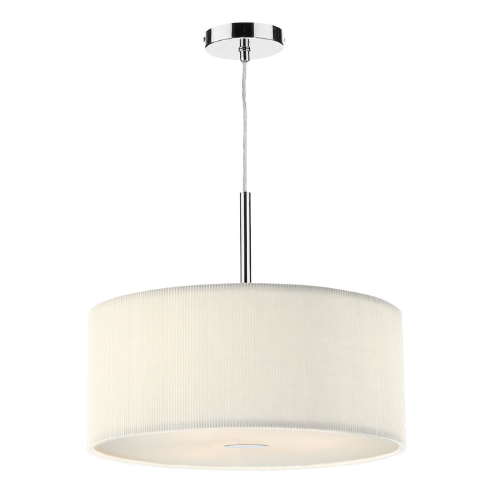 Zaragoza 3 Light Pendant Cream 60cm<br>Cream