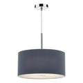 Zaragoza 3 Light Pendant Grey 40cm<br>Grey