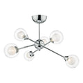 Zeke 6 Light Semi Flush Polished Chrome<br>Polished Chrome