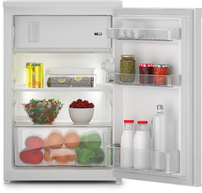 Zenith ZRS4584W Under Counter Fridge with 4 Start Freezer - White
