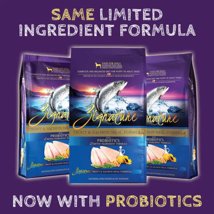 Zignature Limited Ingredient Trout & Salmon Formula Dry Dog Food