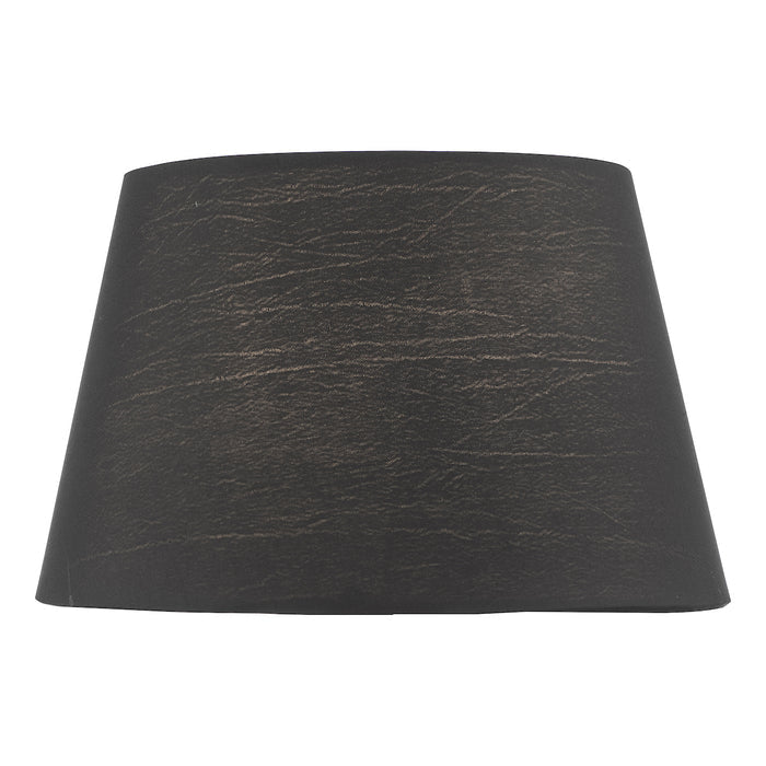 Zira Black Faux Silk Candle Clip Shade 18cm<br>Black